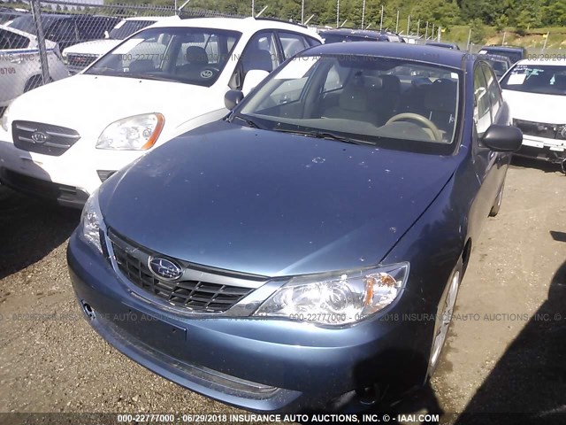 JF1GE61668H526061 - 2008 SUBARU IMPREZA 2.5I BLUE photo 2