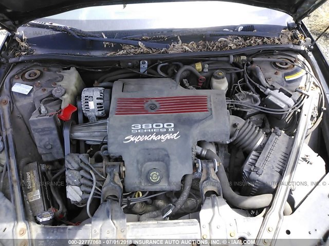 1G2WR1212YF252258 - 2000 PONTIAC GRAND PRIX GTP Qara foto 10