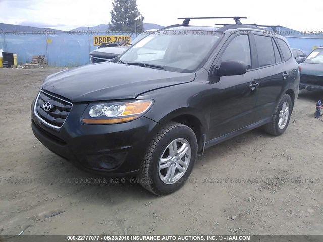 5NMSGDABXAH405652 - 2010 HYUNDAI SANTA FE GLS GRAY photo 2