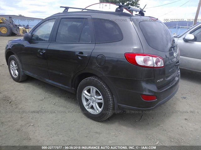 5NMSGDABXAH405652 - 2010 HYUNDAI SANTA FE GLS GRAY photo 3