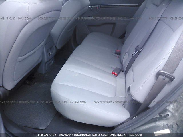 5NMSGDABXAH405652 - 2010 HYUNDAI SANTA FE GLS GRAY photo 8