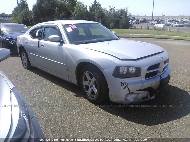 2B3CA3CV6AH152544 - 2010 DODGE CHARGER SXT SILVER photo 1