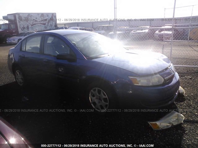 1G8AJ54F34Z117872 - 2004 SATURN ION LEVEL 2 BLUE photo 1