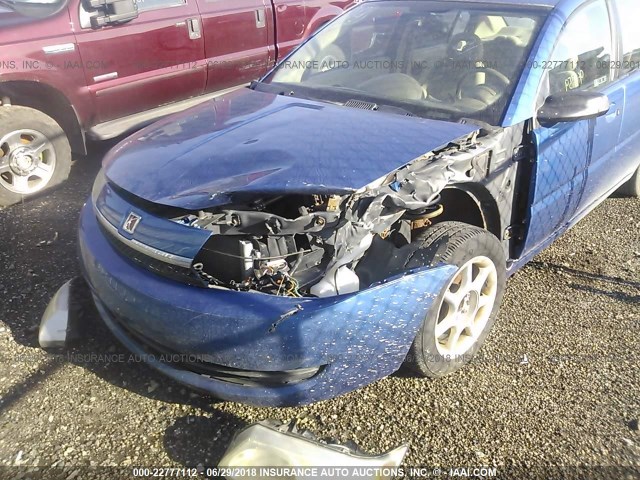1G8AJ54F34Z117872 - 2004 SATURN ION LEVEL 2 BLUE photo 6