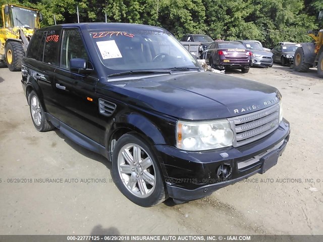 SALSF25466A934139 - 2006 LAND ROVER RANGE ROVER SPORT HSE BLACK photo 1