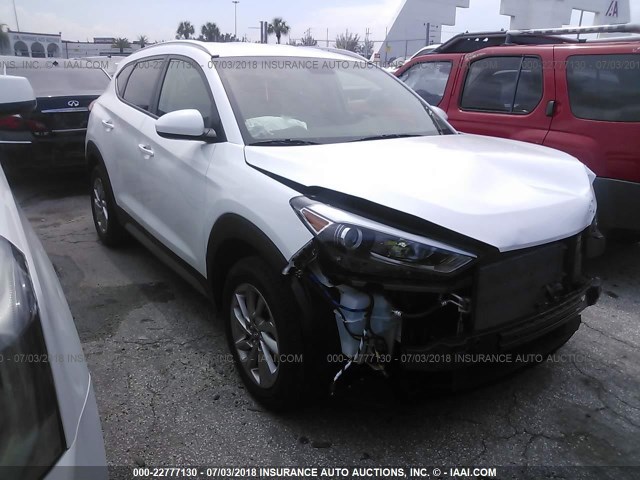 KM8J33A49JU607941 - 2018 HYUNDAI TUCSON LIMITED/SPORT AND ECO/SE WHITE photo 1