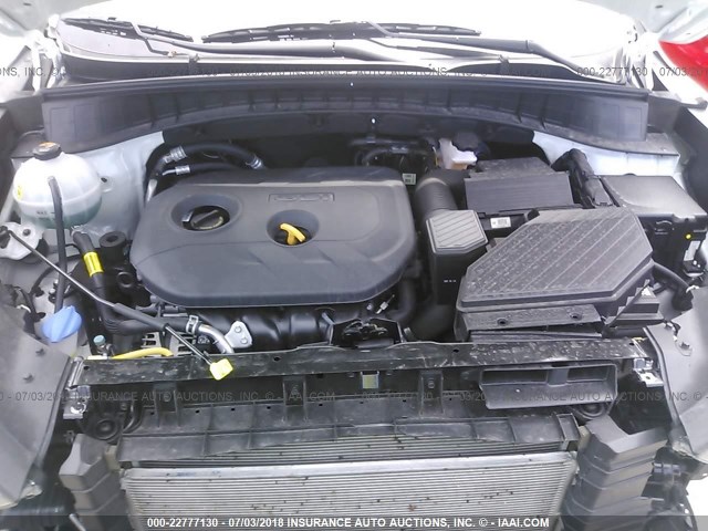 KM8J33A49JU607941 - 2018 HYUNDAI TUCSON LIMITED/SPORT AND ECO/SE WHITE photo 10
