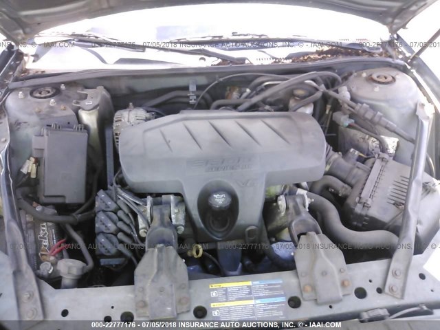 2G2WP552861287201 - 2006 PONTIAC GRAND PRIX BLUE photo 10