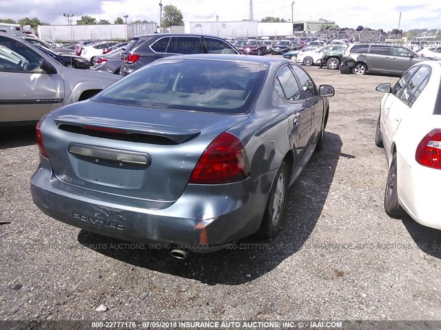 2G2WP552861287201 - 2006 PONTIAC GRAND PRIX BLUE photo 4
