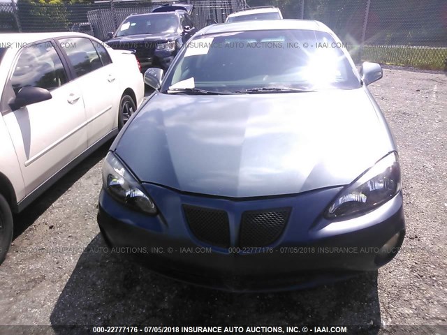2G2WP552861287201 - 2006 PONTIAC GRAND PRIX BLUE photo 6