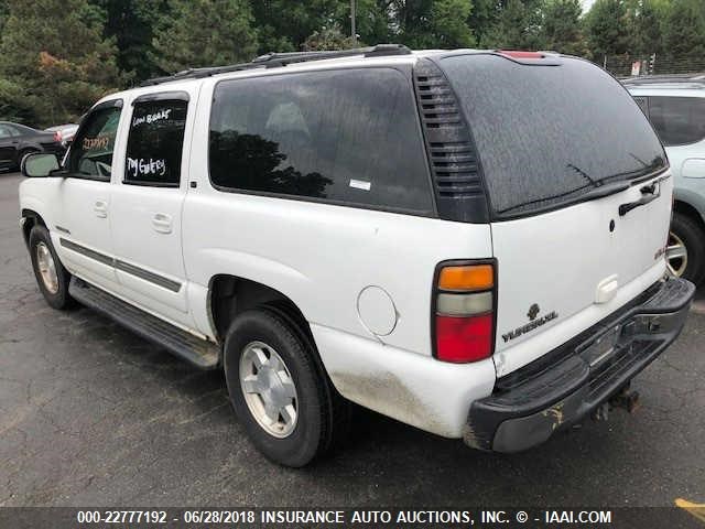 3GKFK16TX4G277482 - 2004 GMC YUKON XL K1500 WHITE photo 3