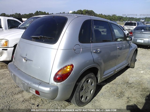 3C4FY58B15T617892 - 2005 CHRYSLER PT CRUISER TOURING SILVER photo 4