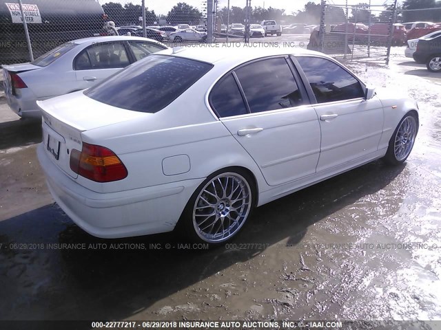 WBAEV53412KM17554 - 2002 BMW 330 I WHITE photo 4