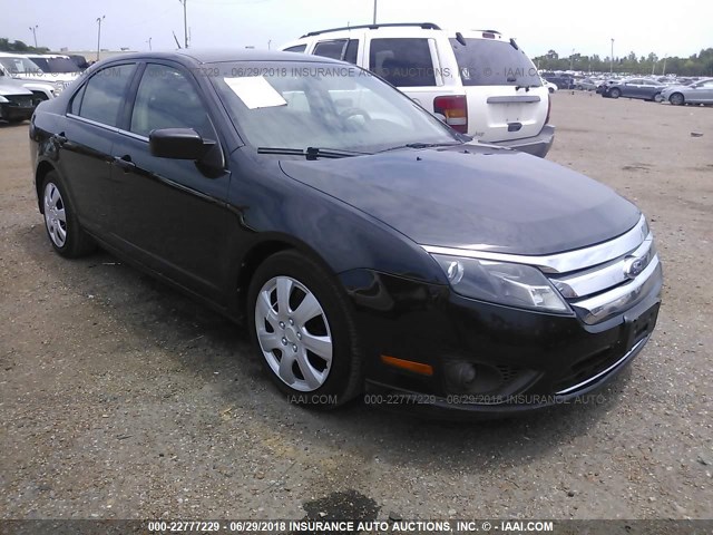 3FAHP0HA5BR322623 - 2011 FORD FUSION SE BLACK photo 1