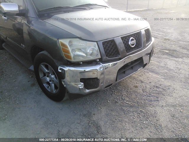 5N1AA08A05N733458 - 2005 NISSAN ARMADA SE/LE GRAY photo 6