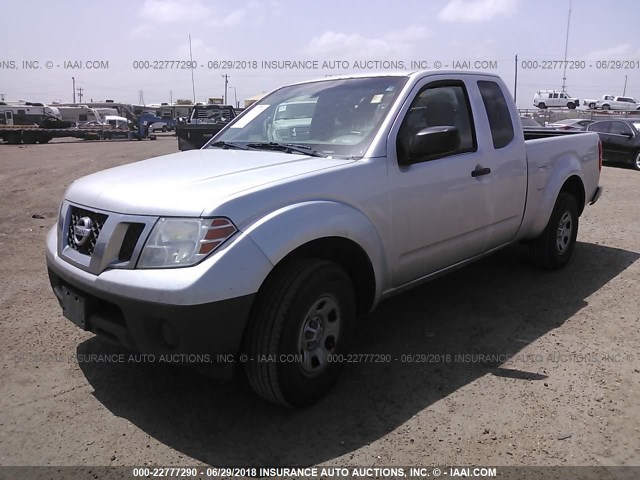 1N6BD0CT2DN735989 - 2013 NISSAN FRONTIER S/SV GRAY photo 2