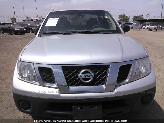 1N6BD0CT2DN735989 - 2013 NISSAN FRONTIER S/SV GRAY photo 6