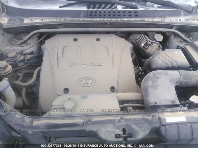 KM8JN12D97U638743 - 2007 HYUNDAI TUCSON SE/LIMITED WHITE photo 10