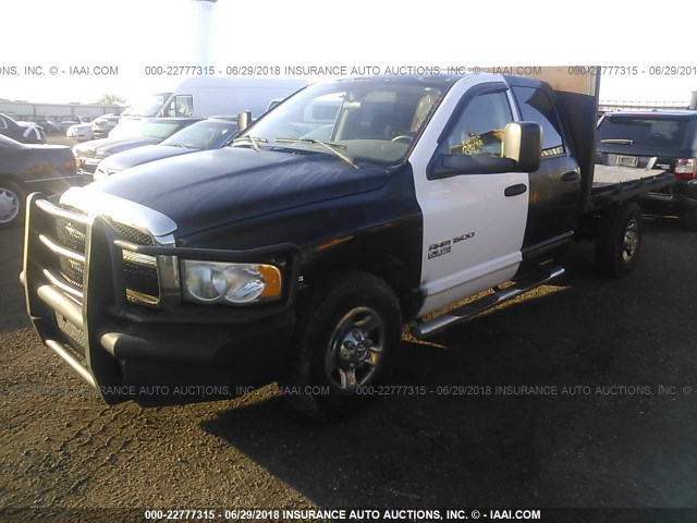 3D7KA28C03G861281 - 2003 DODGE RAM 2500 ST/SLT BLACK photo 2