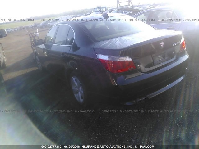 WBANF73576CG66929 - 2006 BMW 530 XI BLACK photo 3