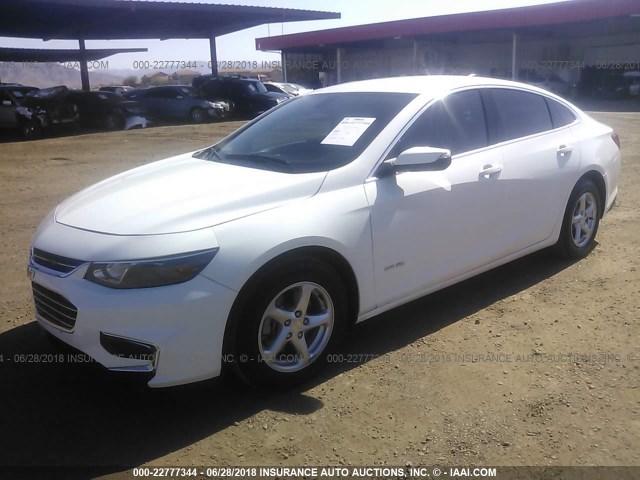 1G1ZB5ST8GF232190 - 2016 CHEVROLET MALIBU LS 白色 照片 2