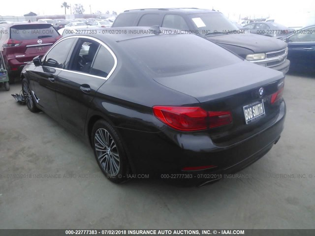 WBAJE5C51JG917741 - 2018 BMW 540 I BLACK photo 3