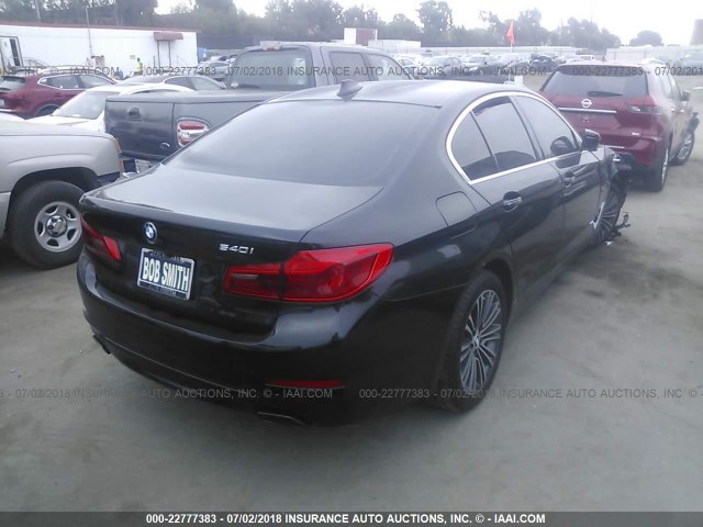WBAJE5C51JG917741 - 2018 BMW 540 I BLACK photo 4