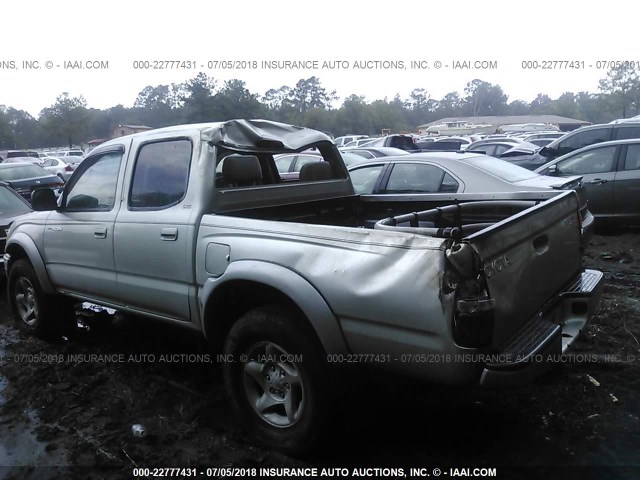 5TEGM92N42Z069762 - 2002 TOYOTA TACOMA DOUBLE CAB PRERUNNER SILVER photo 6