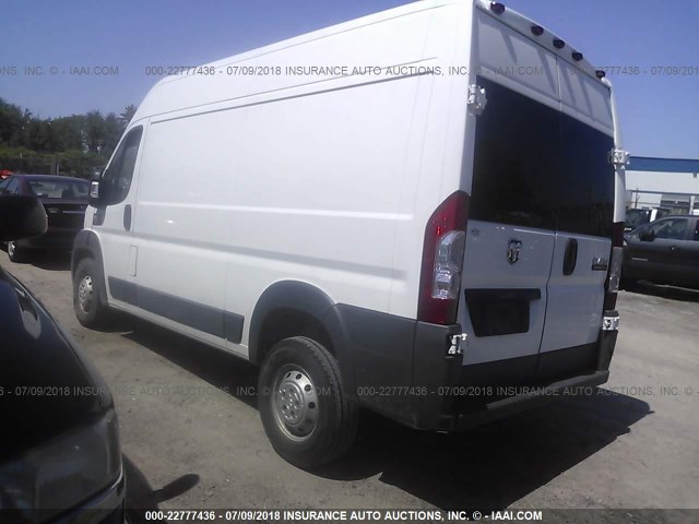 3C6TRVCG2FE510298 - 2015 RAM PROMASTER 2500 2500 HIGH WHITE photo 3