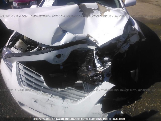 4T4BE46K48R045510 - 2008 TOYOTA CAMRY CE/LE/XLE/SE WHITE photo 6