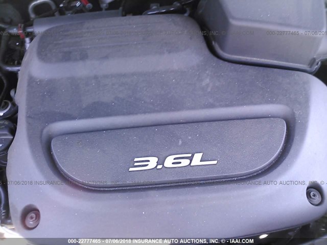 2C4RC1CG2HR560780 - 2017 CHRYSLER PACIFICA LX ნაცრისფერი ფოტო 10