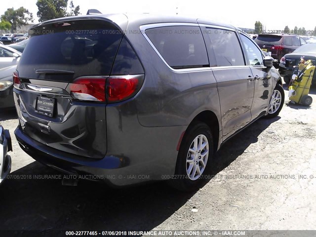 2C4RC1CG2HR560780 - 2017 CHRYSLER PACIFICA LX GRAY photo 4