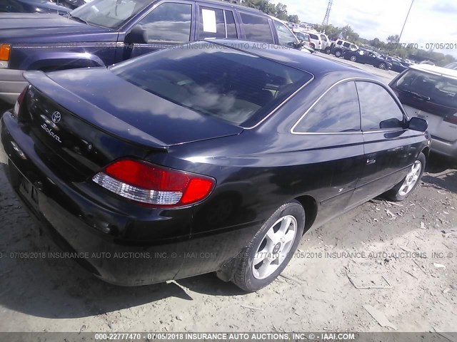 2T1CF28P9XC185125 - 1999 TOYOTA CAMRY SOLARA SE/SLE შავი ფოტო 4