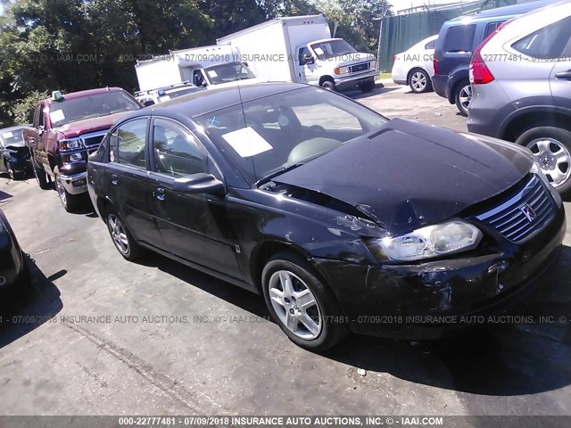 1G8AJ55F76Z179454 - 2006 SATURN ION LEVEL 2 BLACK photo 1