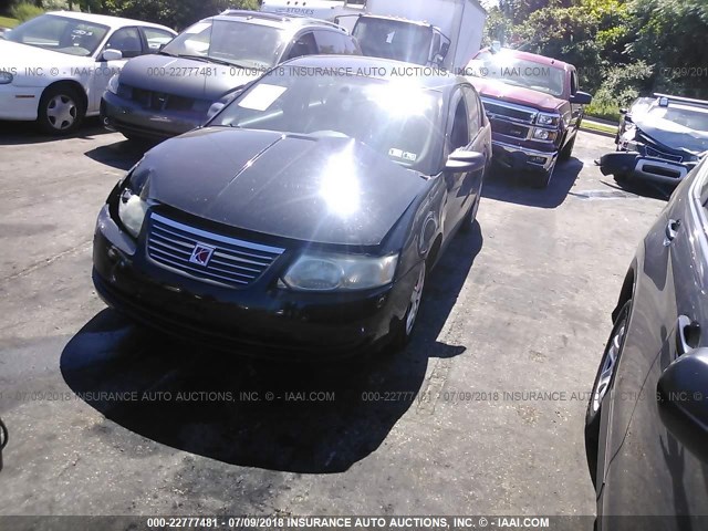 1G8AJ55F76Z179454 - 2006 SATURN ION LEVEL 2 BLACK photo 2