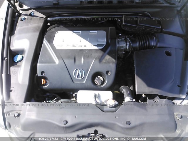 19UUA66218A033980 - 2008 ACURA TL GRAY photo 10