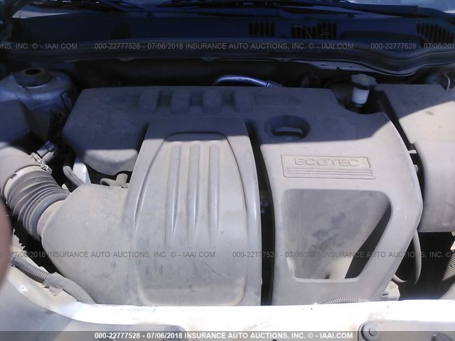 1G2AL15F977263267 - 2007 PONTIAC G5 SILVER photo 10