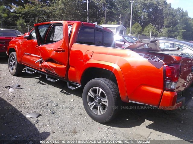 5TFDZ5BN0GX005391 - 2016 TOYOTA TACOMA DBL CAB/SR5/TRD SPORT/OR ORANGE photo 3