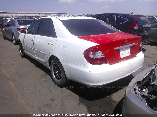 4T1BE32K73U258146 - 2003 TOYOTA CAMRY LE/XLE/SE 白色 照片 3