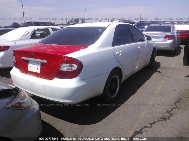 4T1BE32K73U258146 - 2003 TOYOTA CAMRY LE/XLE/SE 白色 照片 4