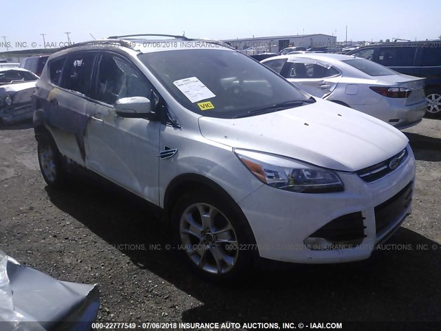 1FMCU9J99FUB29886 - 2015 FORD ESCAPE TITANIUM WHITE photo 1