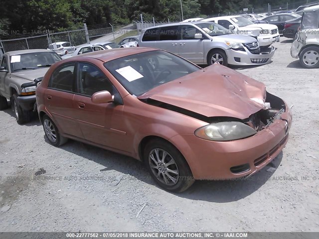 KL5JD66Z25K220131 - 2005 SUZUKI RENO S ORANGE photo 1