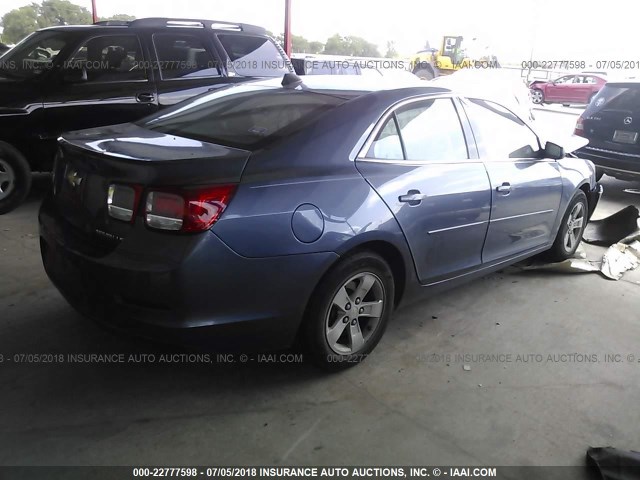 1G11B5SL4EF188022 - 2014 CHEVROLET MALIBU LS 蓝色 照片 4