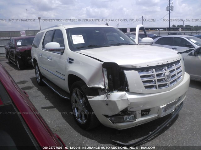 1GYFK26279R179374 - 2009 CADILLAC ESCALADE ESV LUXURY WHITE photo 1