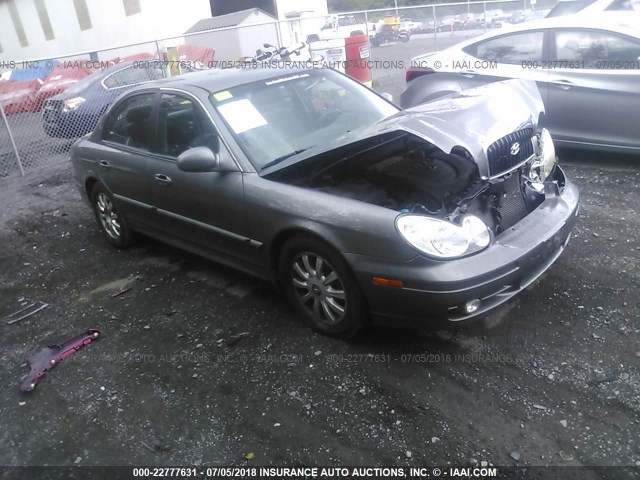 KMHWF35H64A980418 - 2004 HYUNDAI SONATA GLS/LX GRAY photo 1