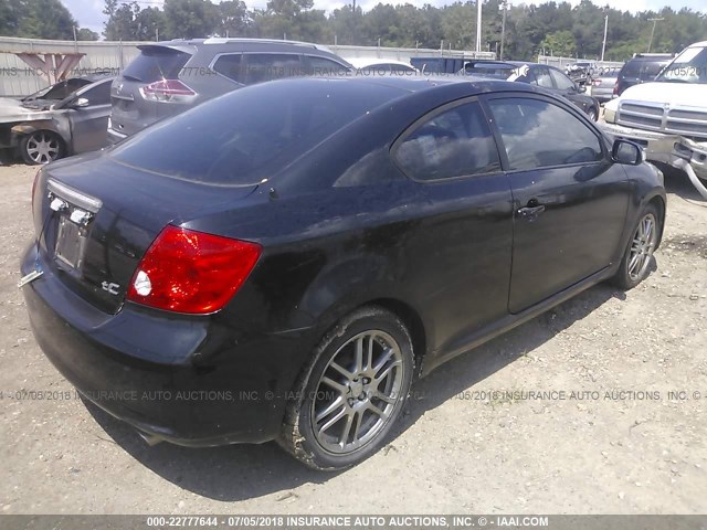 JTKDE177X70216064 - 2007 TOYOTA SCION TC 黑色 照片 4