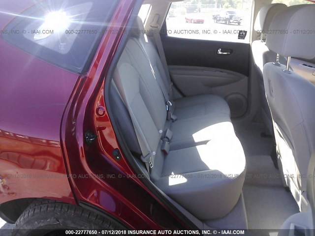 JN8AS5MV1EW704931 - 2014 NISSAN ROGUE SELECT S RED photo 8