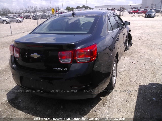 1G11B5SL2EF114601 - 2014 CHEVROLET MALIBU LS ნაცრისფერი ფოტო 4