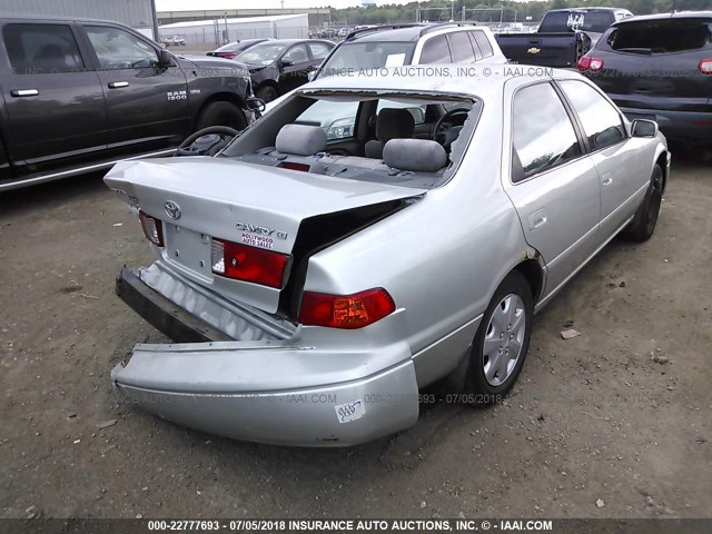 4T1BG22K41U084165 - 2001 TOYOTA CAMRY CE/LE/XLE SILVER photo 4