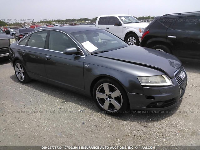 WAUEH74FX8N039423 - 2008 AUDI A6 S-LINE 3.2 QUATTRO GRAY photo 1